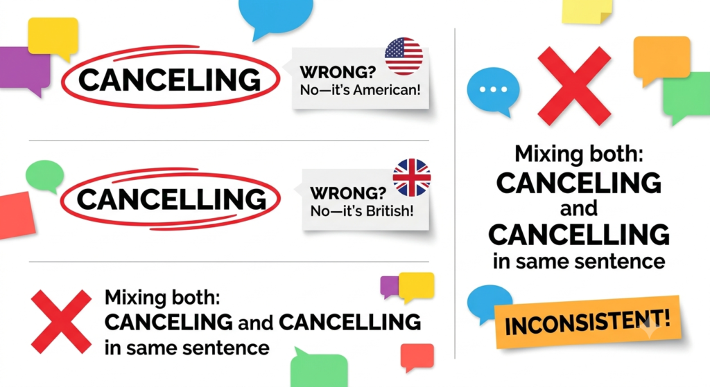 Canceling or Cancelling