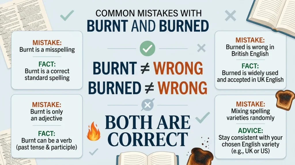 Burnt or Burned