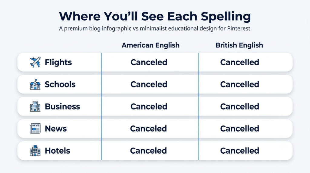 Canceled or Cancelled