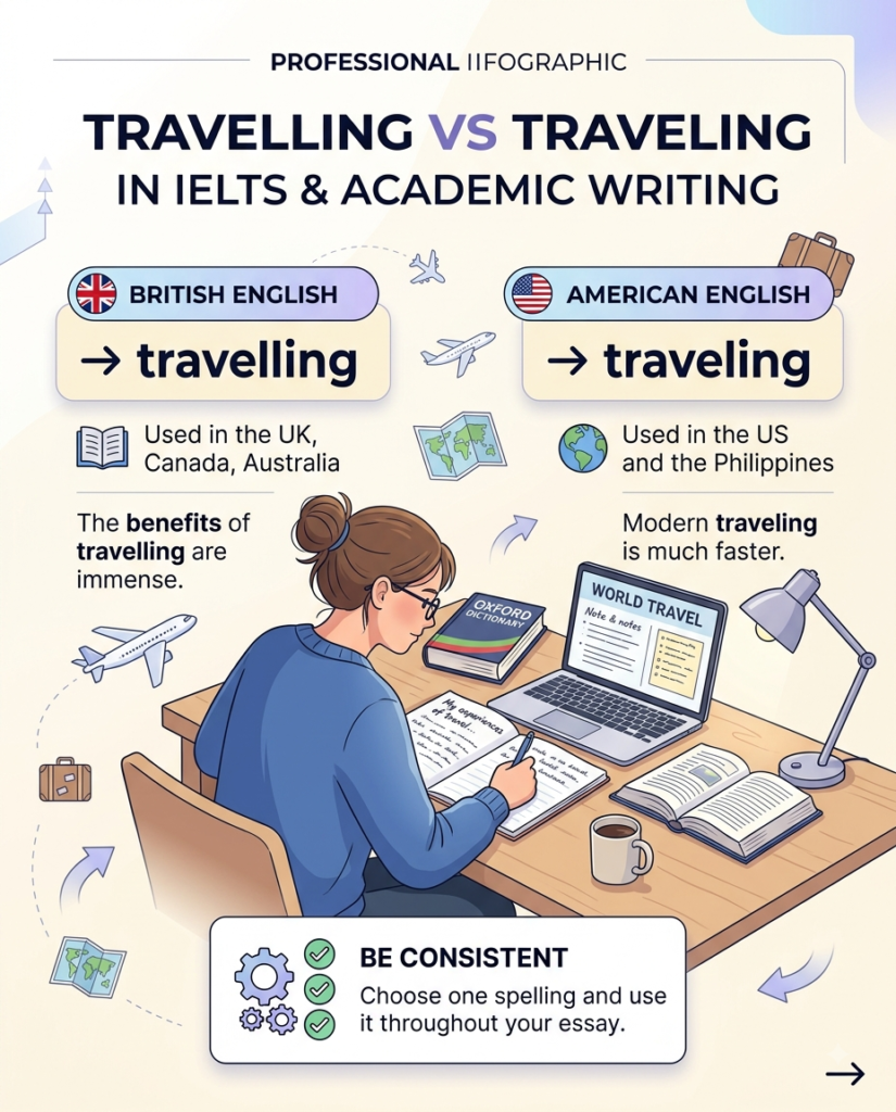 Travelling or Traveling