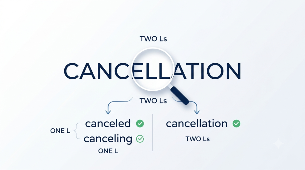 Cancellation or Cancelation