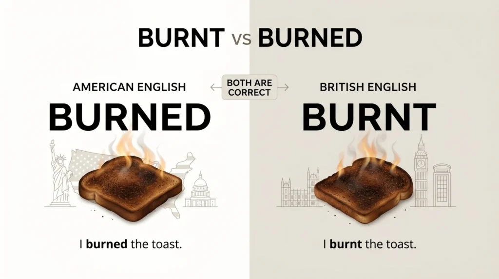 Burnt or Burned