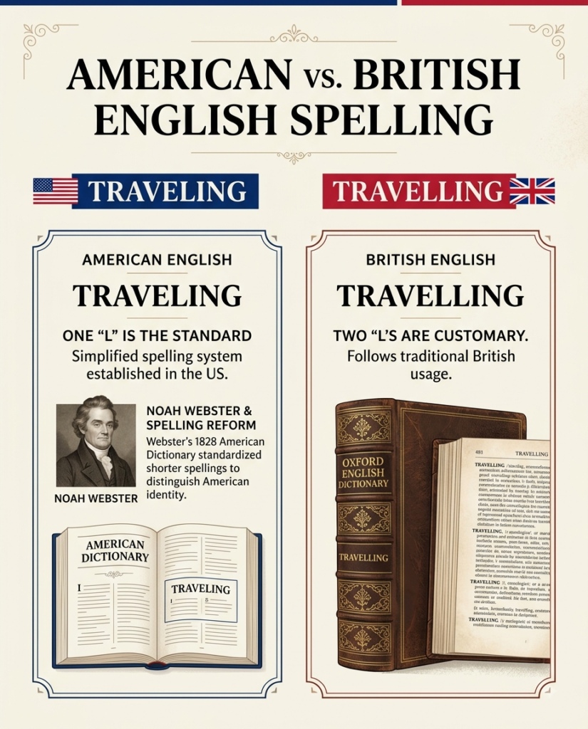 Travelling or Traveling