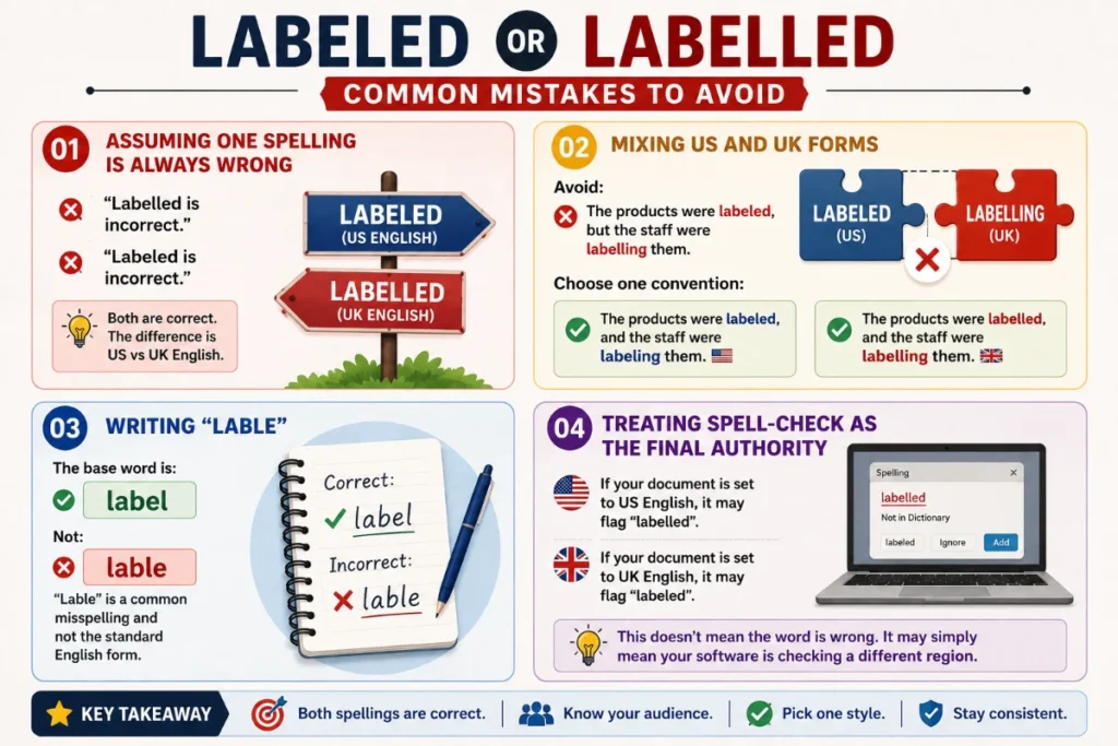 Labelled or. Labeled