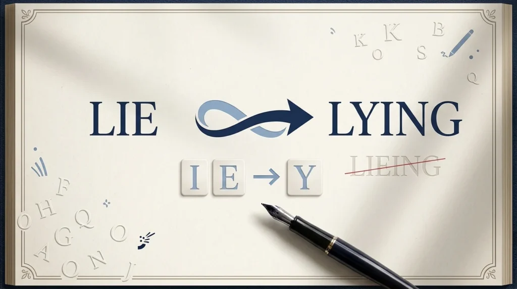Lieing or Lying