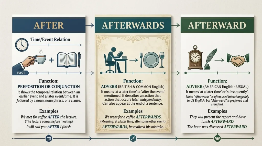 Afterwards or Afterward