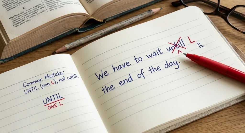 until or untill  