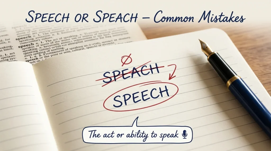 Speech or Speach