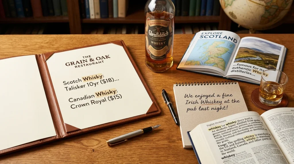 Whisky or Whiskey