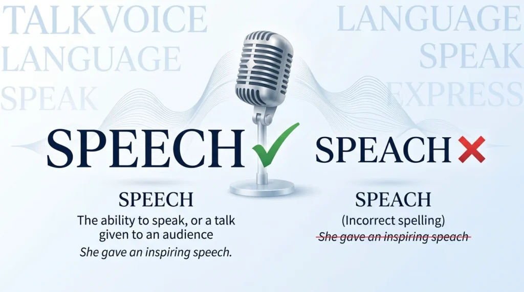 Speech or Speach