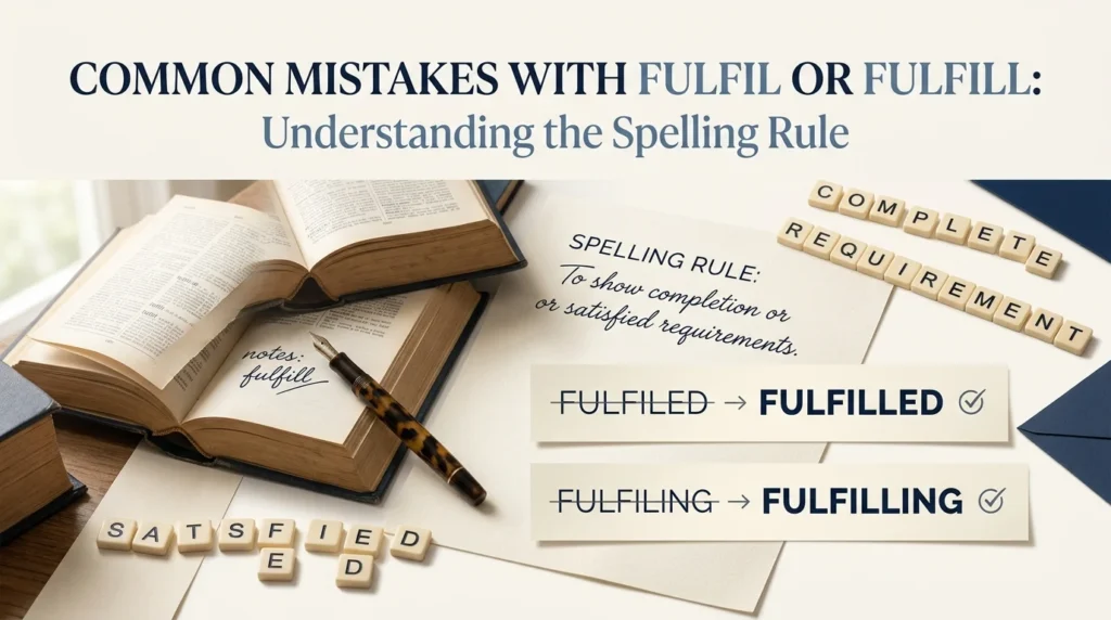  Fulfil or Fulfill