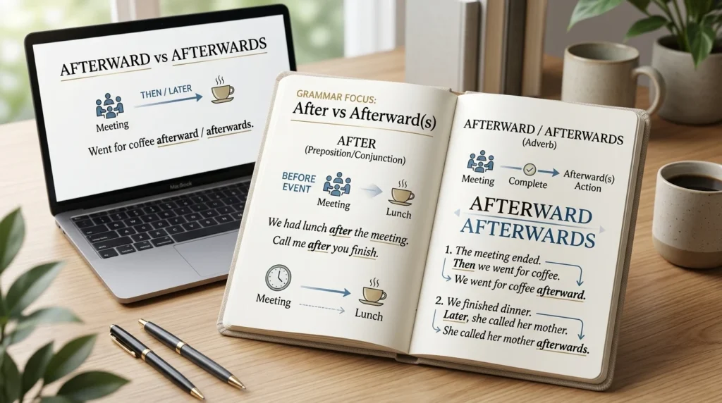 Afterwards or Afterward