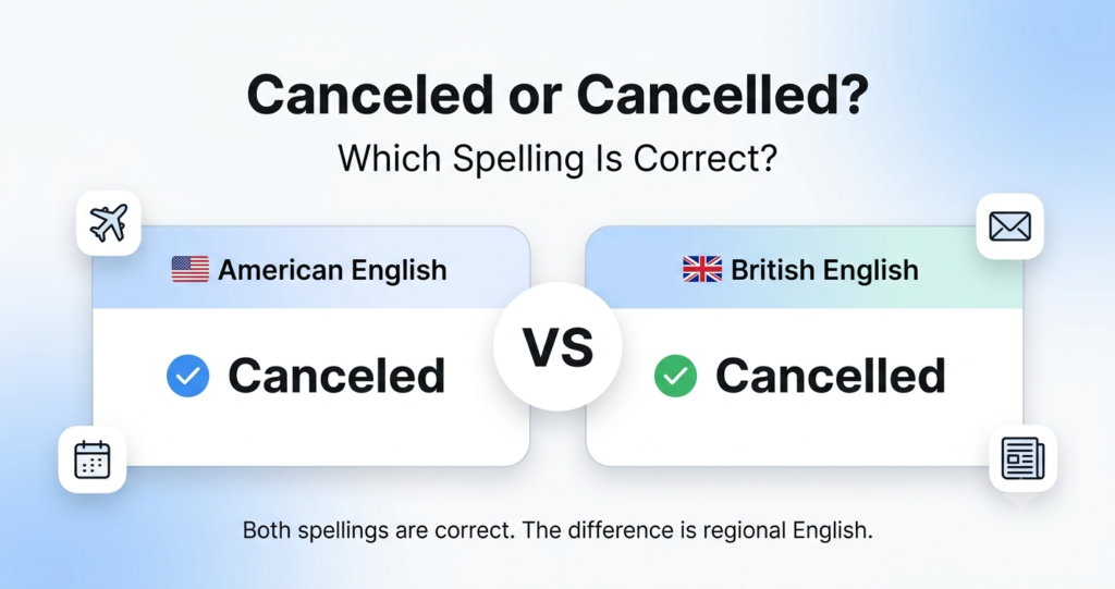 Canceled or Cancelled