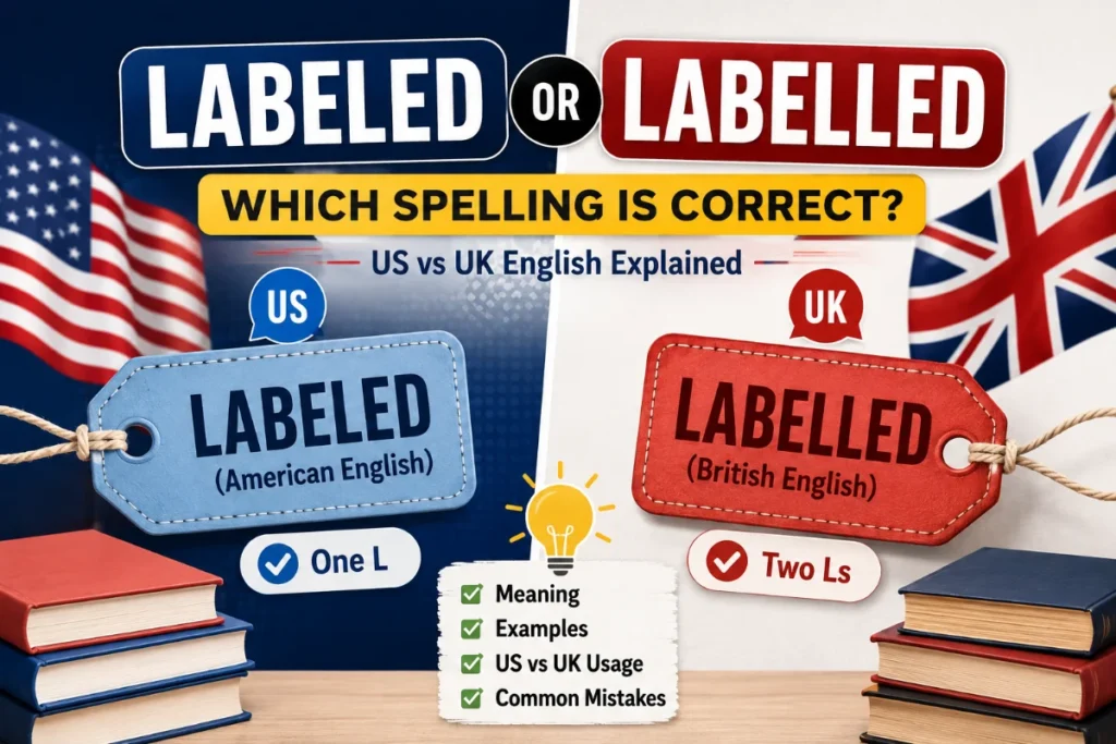 Labelled or. Labeled