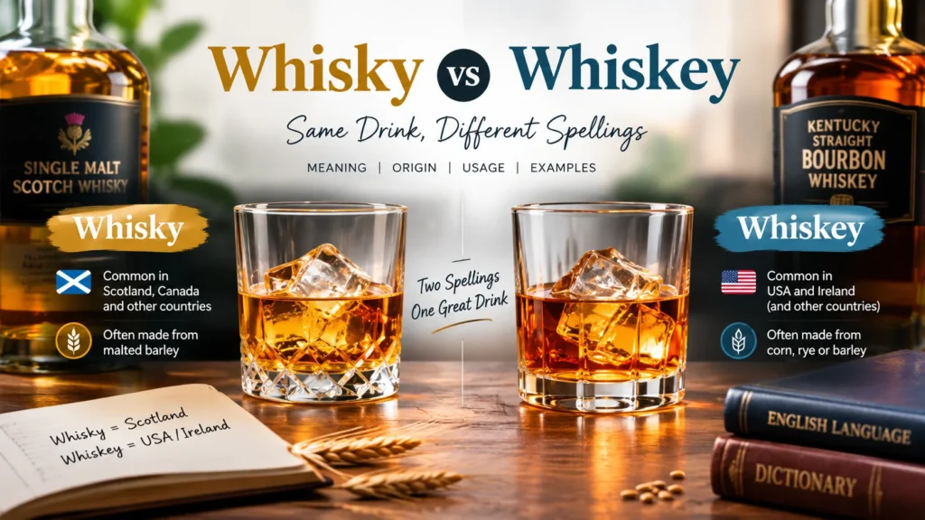 Whisky or Whiskey
