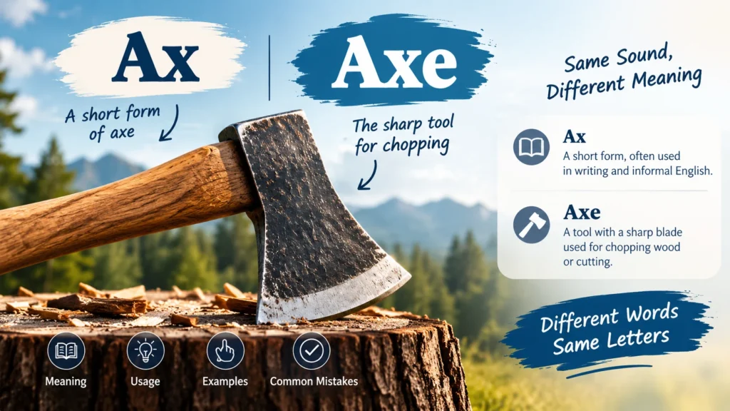 Axe or Ax