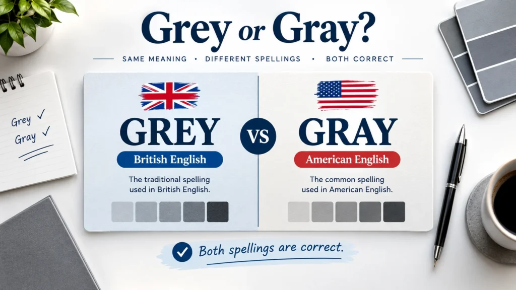 Grey or Gray