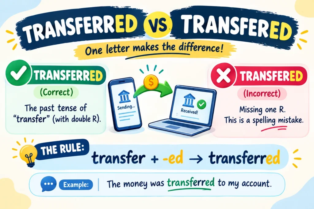 Transferred or Transfered
