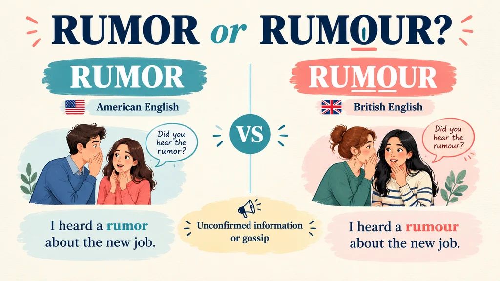 rumor or rumour