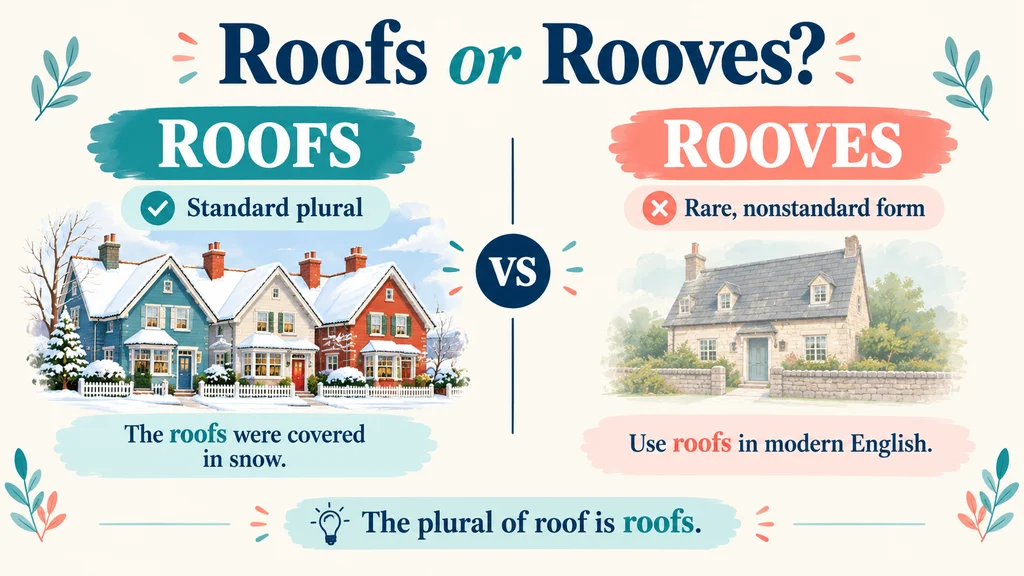 roofs or rooves