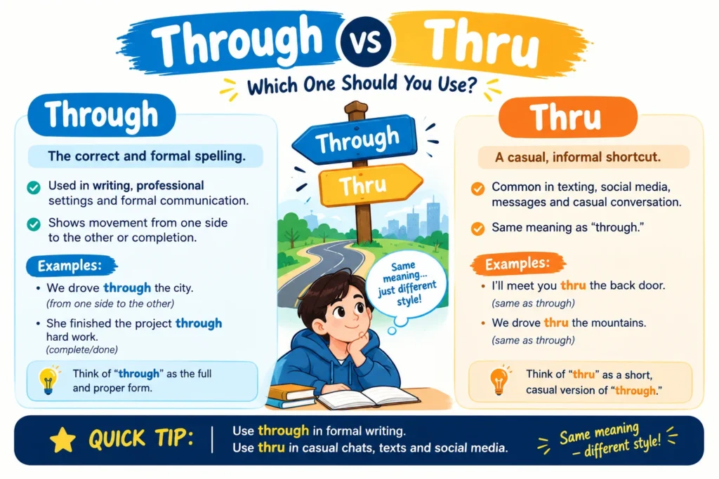 Through or Thru