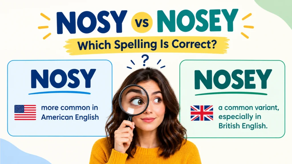 Nosey or Nosy