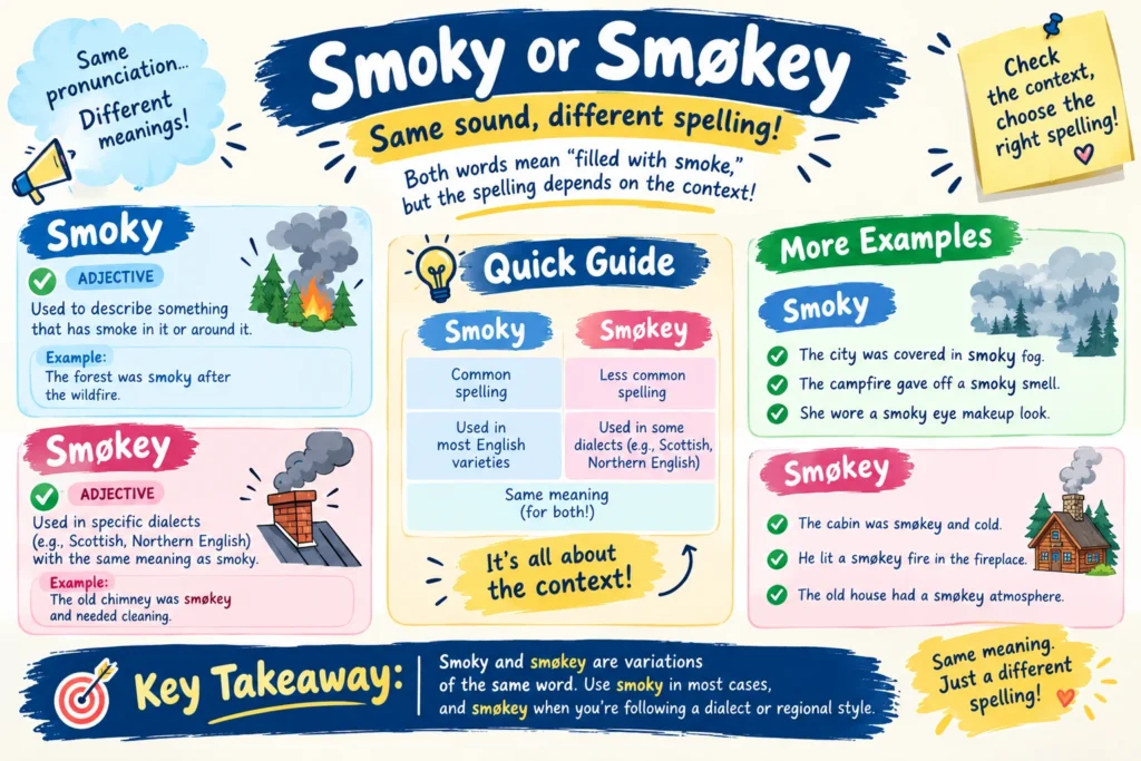 Smoky or Smokey