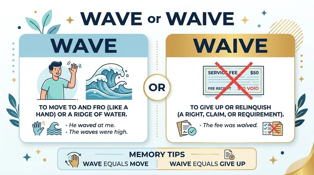 wave or waive