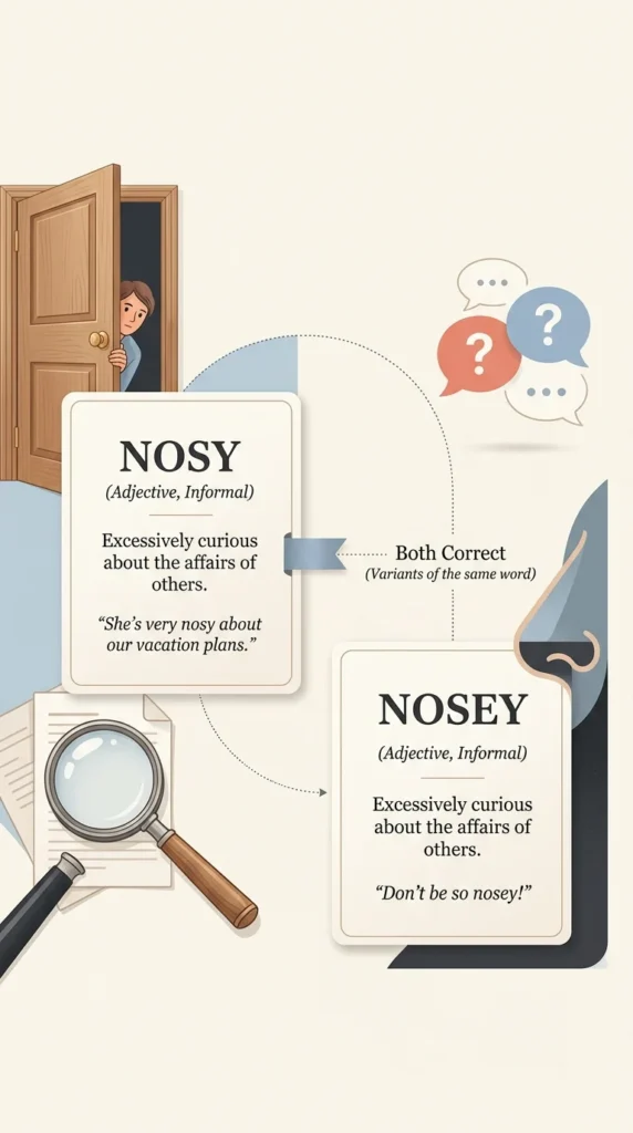 Nosey or Nosy