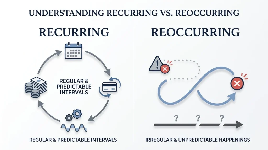 Recurring or Reoccurring