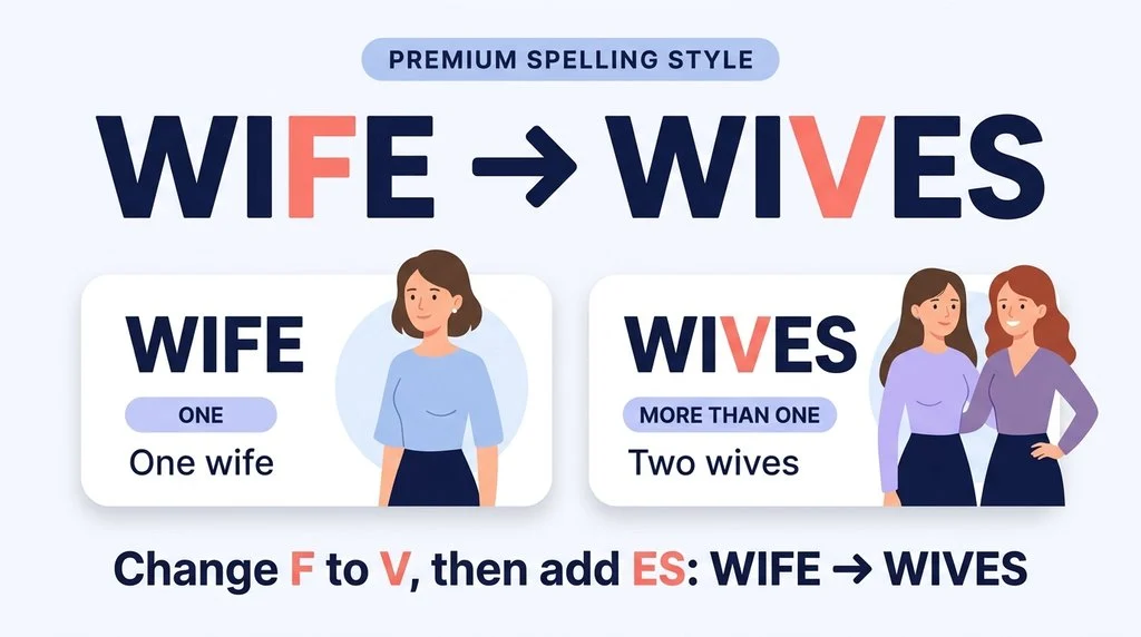 wifes or wives