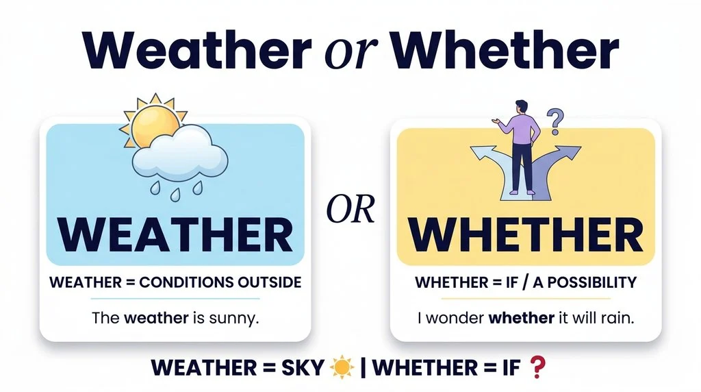 weather or whether