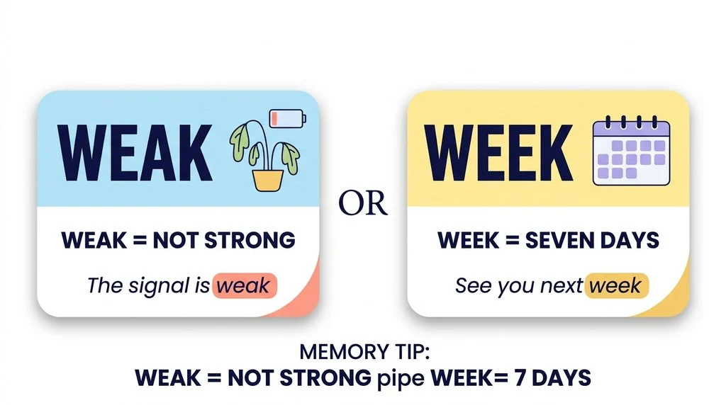 weak or week
