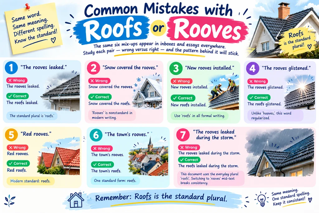roofs or rooves