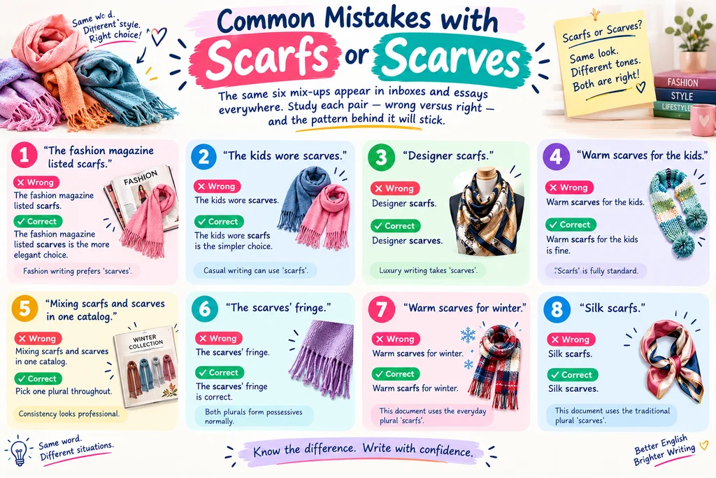 scarfs or scarves