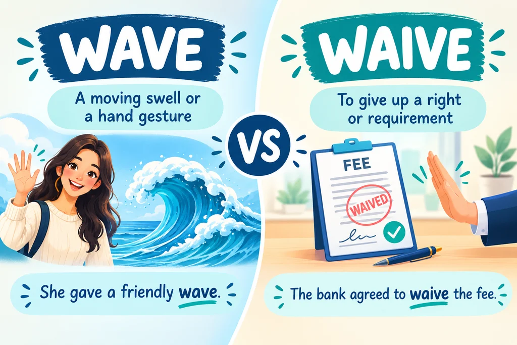 wave or waive