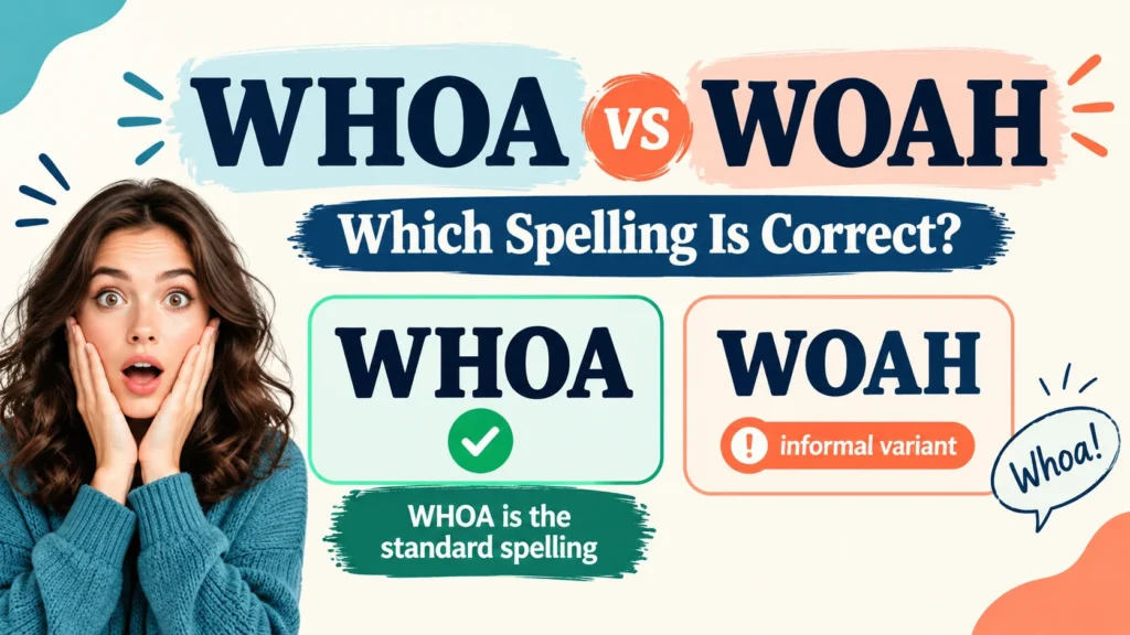 Whoa or Woah