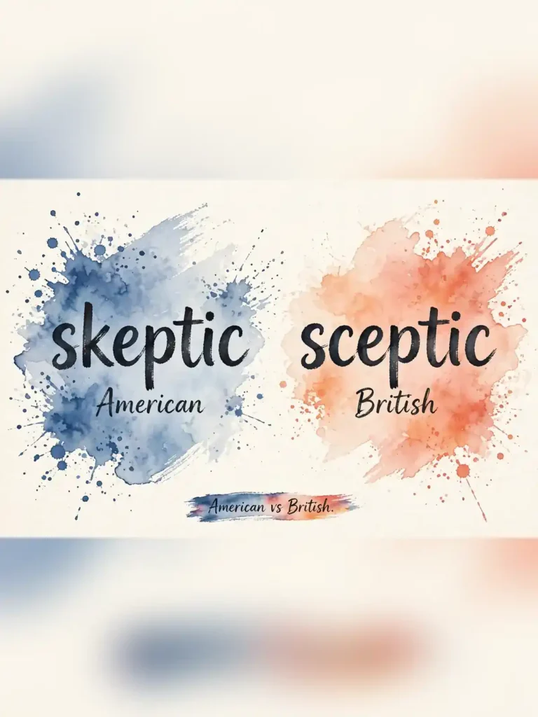 skeptic or sceptic