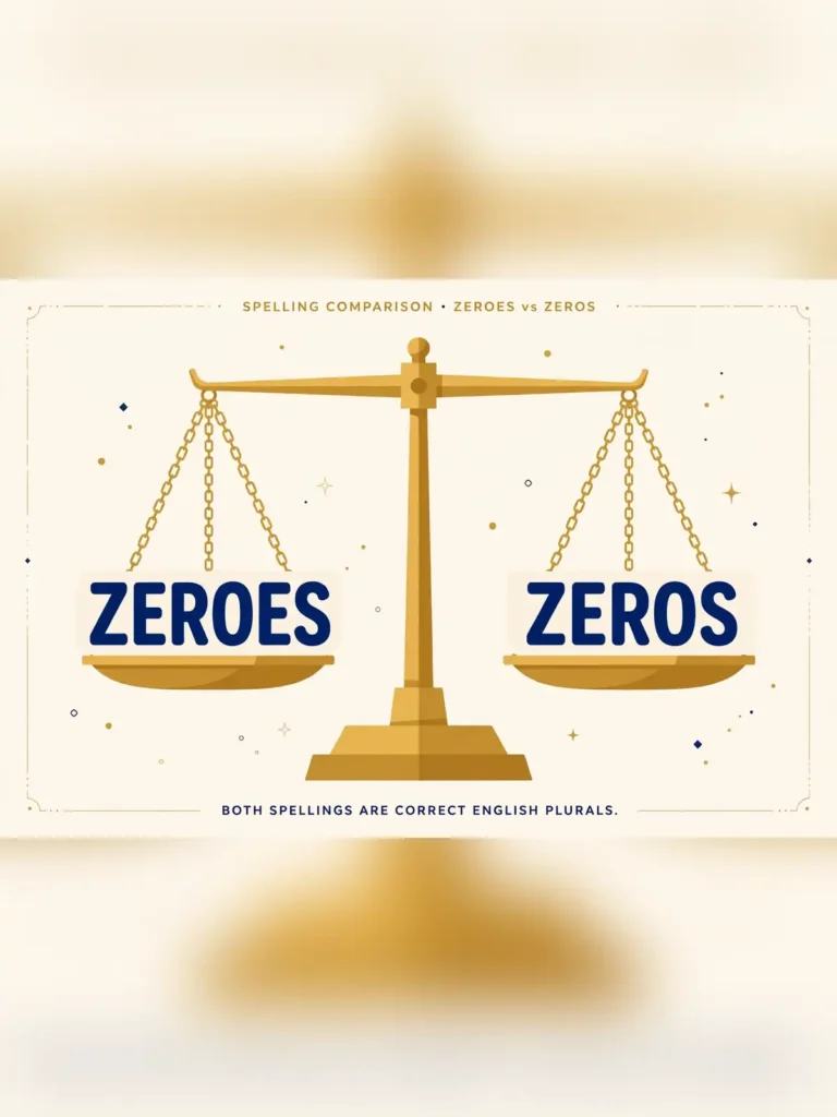 zeroes or zeros